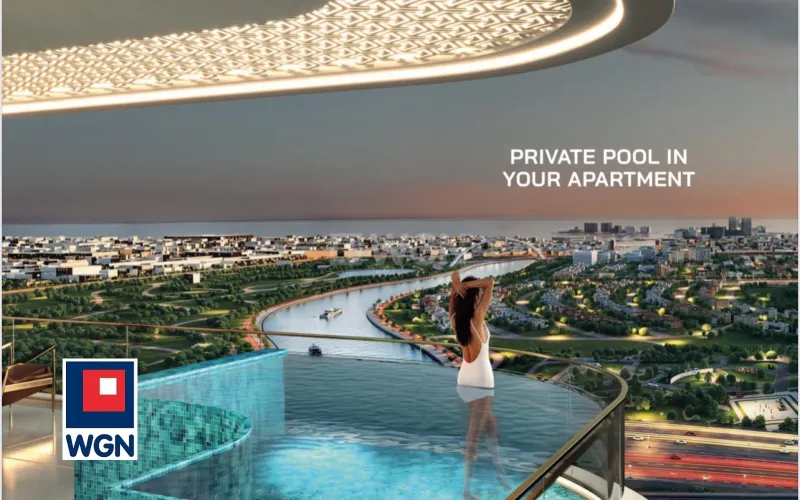 Mieszkanie na  sprzedaż Dubaj - INWESTYCJA ! 10% wpłata i 30% w terminie 2,5 roku Po Odbiorze Kluczy. Metro. Widok na Zatokę lub Burj Khalifa, 8% ROI + 0% Podatku + wzrost wartości, PŁATNOŚĆ RATALNA
